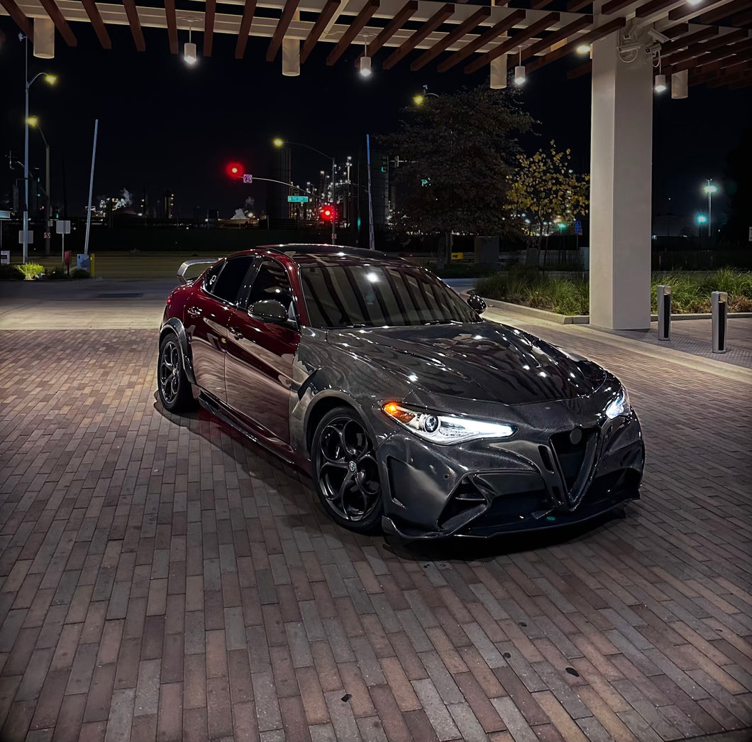 Alfa Romeo Giulia GTAm Carbon Fiber Full Bodykit Conversion