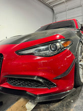 Load image into Gallery viewer, Alfa Romeo Giulia Carbon Fiber Bumper Canards
