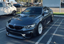 Load image into Gallery viewer, BMW F8X Adjustable GTS Style Carbon Fiber Front Lip- M3 / M4
